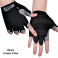 thumbnail image 1 of Guantes de levantamiento de pesas profesionales para hombre y mujer, Protector de manos de medio dedo para gimnasio, Fitness, Crossfit, entrenamiento, culturismo Fivean Guantes deportivos, 1 of 2