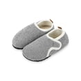 thumbnail image 2 of PULLIMORE Lightweight Slip on Grip Indoor House Slippers Barefoot Fleece Lined Non Slip Home Exercise Yoga Shoes for Men Women, 2 of 9