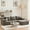 Light Coffee, variant on Kelyda 106'' Cloud Sectional Couch with L-Shape Chaise, Modern Corduroy Boneless Sofa for Living Room, Beige