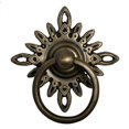 thumbnail image 1 of Gado Gado Hardware HRP5012 Ring Pull with Carved Filigree Star Backplate- Medium, 1 of 1