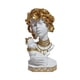 thumbnail image 5 of Estatua de mujer africana, adorno estético, obra de arte, exquisita figura de busto de dama para Estilo B, 5 of 9