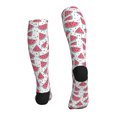 thumbnail image 2 of Bixox Watermelon Print Compression Socks,Compression Socks Women & Men Circulation for Medical,Running,Athletic, 2 of 7