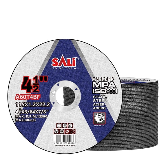 SALI 50 Pack Cut Off Wheel 4 1/2 Inch Cutting Wheels 4-1/2" x 3/64" x 7/8" for Metal & Stainless Steel, Angle Grinder Cutting Wheel,Cutting