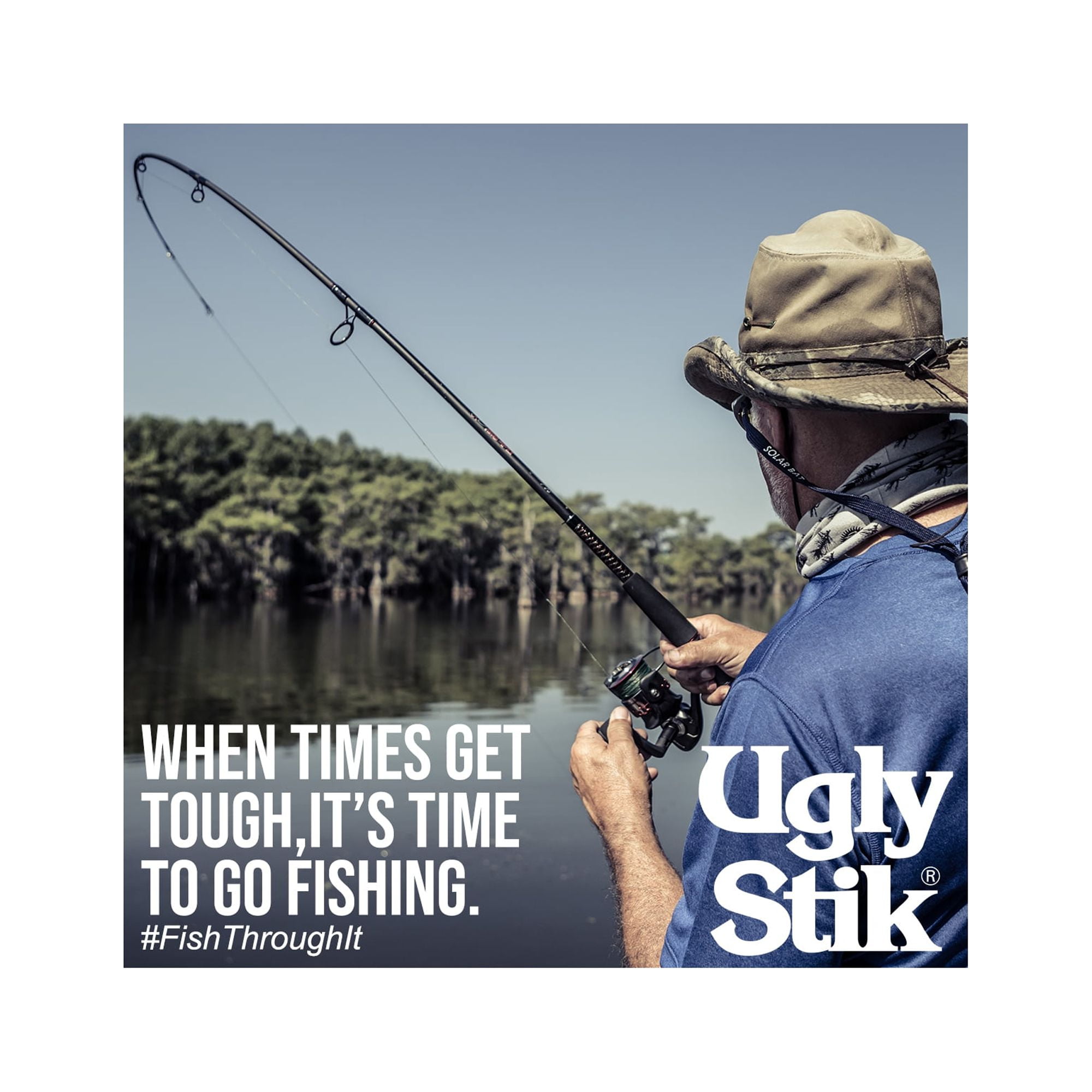 Ugly Stik 7’ Catfish Spinning Fishing Rod and Reel Catfish Combo