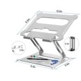 thumbnail image 2 of Adjustable Laptop Stand for MacBook, Air, Pro All Laptops(Silver), 2 of 5