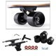 thumbnail image 5 of Percha de repuesto para ejes de patineta con rodamientos ABEC-11 de 7 pulgadas Negro, 5 of 9