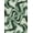 Green Mint Gold, Pattern 3, variant on ODIKA 3'x5' Washable Accent Rug That Minimalist Over Rectangular Framework Shapes Intersecting Border for Bedside, Nursery Room, Pet Friendly & Non-Shedding