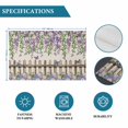 thumbnail image 6 of Spring Purple Flowers Placemats Set of 4, Farmhouse Leaves Fences Burlap Placemats for Dining Table, Place Mats for Kitchen Tabletop, Waterproof Wipeable Dining Table Mats Set, 6 of 9