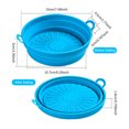 thumbnail image 1 of Ollas de freidora de aire de siliconaalfombrilla impermeable para hornear pasteles para cocina casera (azul 19CM) Ndcxsfigh Libre de BPA, 1 of 2