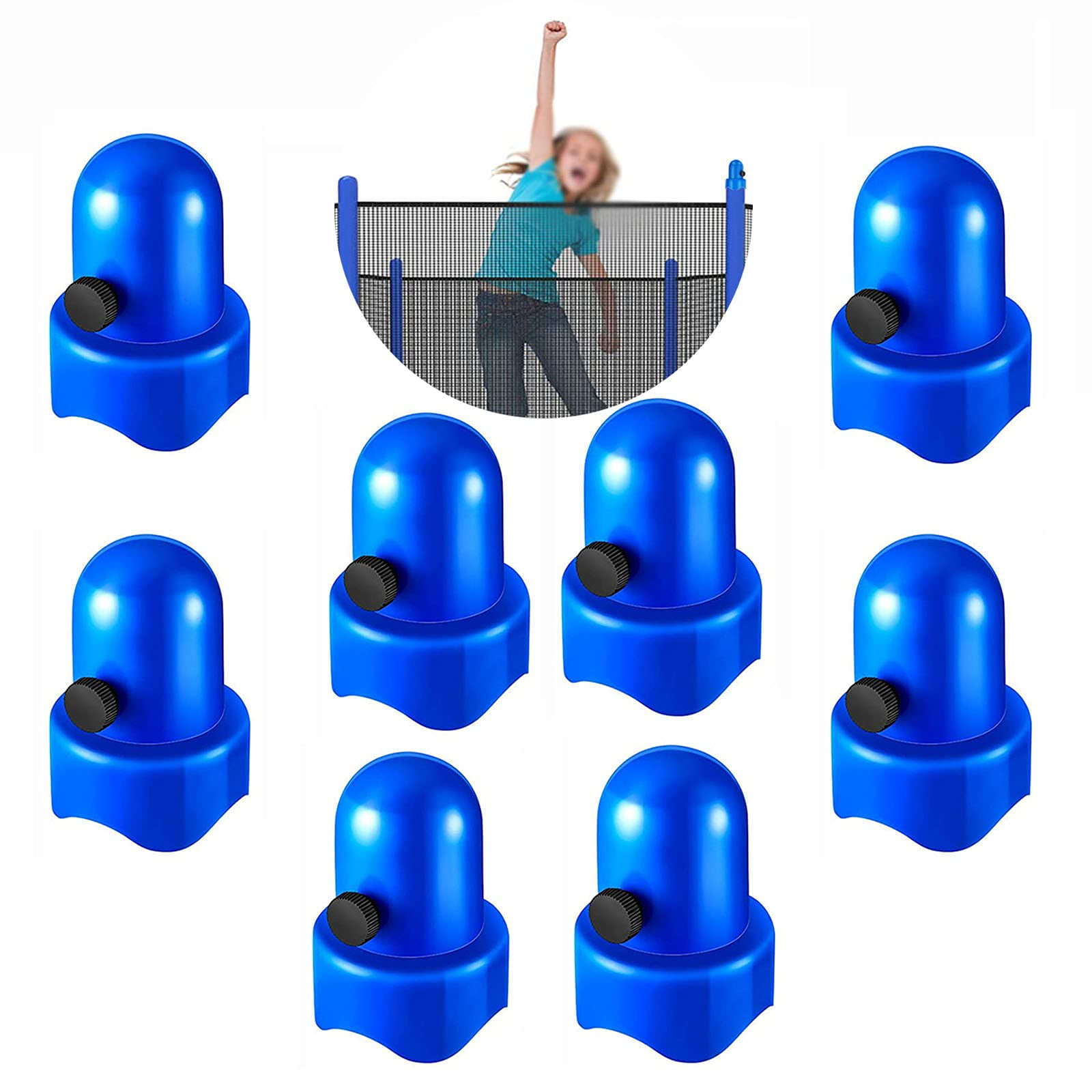 Trampoline Pole Caps 1.5 Inch Diameter Enclosure Safety Caps Trampoline