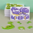 thumbnail image 5 of 30pcs 3D Dinosaur Paper Puzzles - Educational Activities For Young Ones, Ideal For Birthday Celebrations, Classroom Incentives & Pinata Surprises (Assorted), 5 of 5