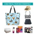 thumbnail image 2 of Cute dog Women's Tote Bags Reusable Grocery Shopping Bag Foldable for Beach Gym Work Daily Carry All, 2 of 6