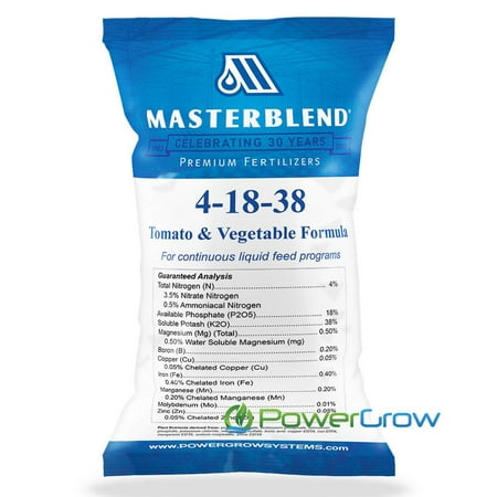 MasterBlend 4-18-38 Fertilizer (5 Pound Bag) - Tomato & Vegetable