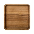 thumbnail image 1 of Bandeja de madera para servir, bandejas pequeñas para decoración y almacenamiento, plato rectangular de madera para servir comida, té y café, bandeja decorativa para tocador de baño, bandeja para, 1 of 8
