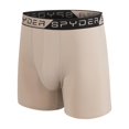 thumbnail image 3 of Spyder Mens Boxer Briefs 5 Pack Poly Spandex Performance Boxer Briefs Underwear Grey/Ivory/Black/Brown/Green, Medium, 3 of 6