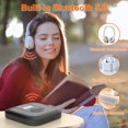 thumbnail image 2 of Reproductor de CD portátil MONODEAL Bluetooth con altavoces de 1800 mAh, 2 of 9