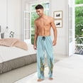 thumbnail image 6 of Butterfly and Mandala Men's Pajama Pants Lightweight Sleepwear Bottom Lounge Pants, 6 of 6