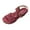 Hot Pink Sandals for Women, variant on hopeusnice Sandals for Women Open Toe Sandals Breathable Non-slip Soft PU Materials Summer Shoes Square High heel Women's Sandals Trendy Dress Shoes Hot Pink 39