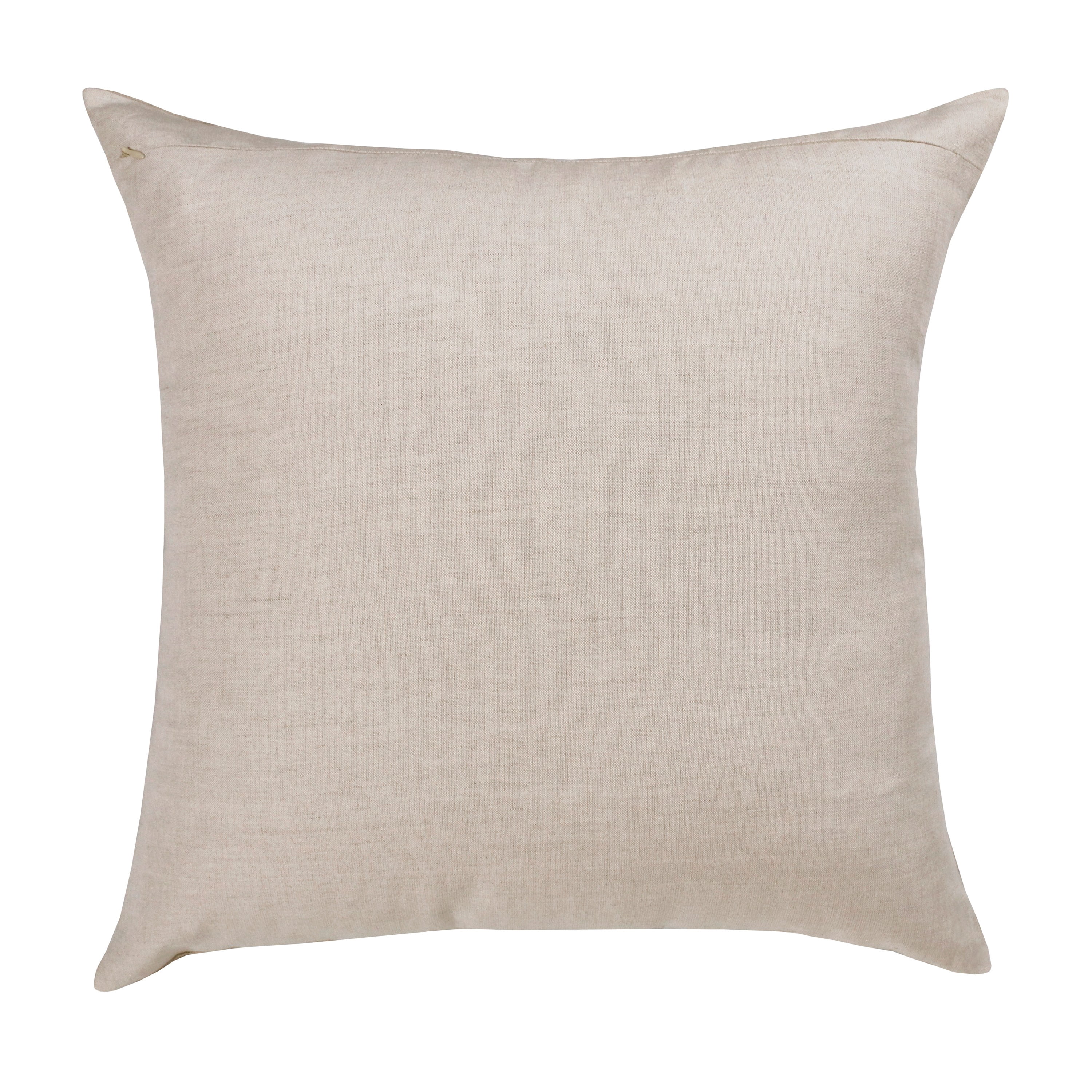 Ox Bay Faye 20" x 20" Gray Striped Linen Adult Decorative Throw Pillow