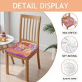 thumbnail image 2 of Pioneer Flower Seat Covers for Dining Room Chairs Set Of 4,Stretch Printed Washable Chair Seat Cover with Elastic Ties and Button,Removable Waterproof Couch Cushion Covers, 2 of 6