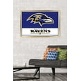 thumbnail image 3 of NFL Baltimore Ravens - Logo 21 Wall Poster, 22.375" x 34" Framed, 3 of 4