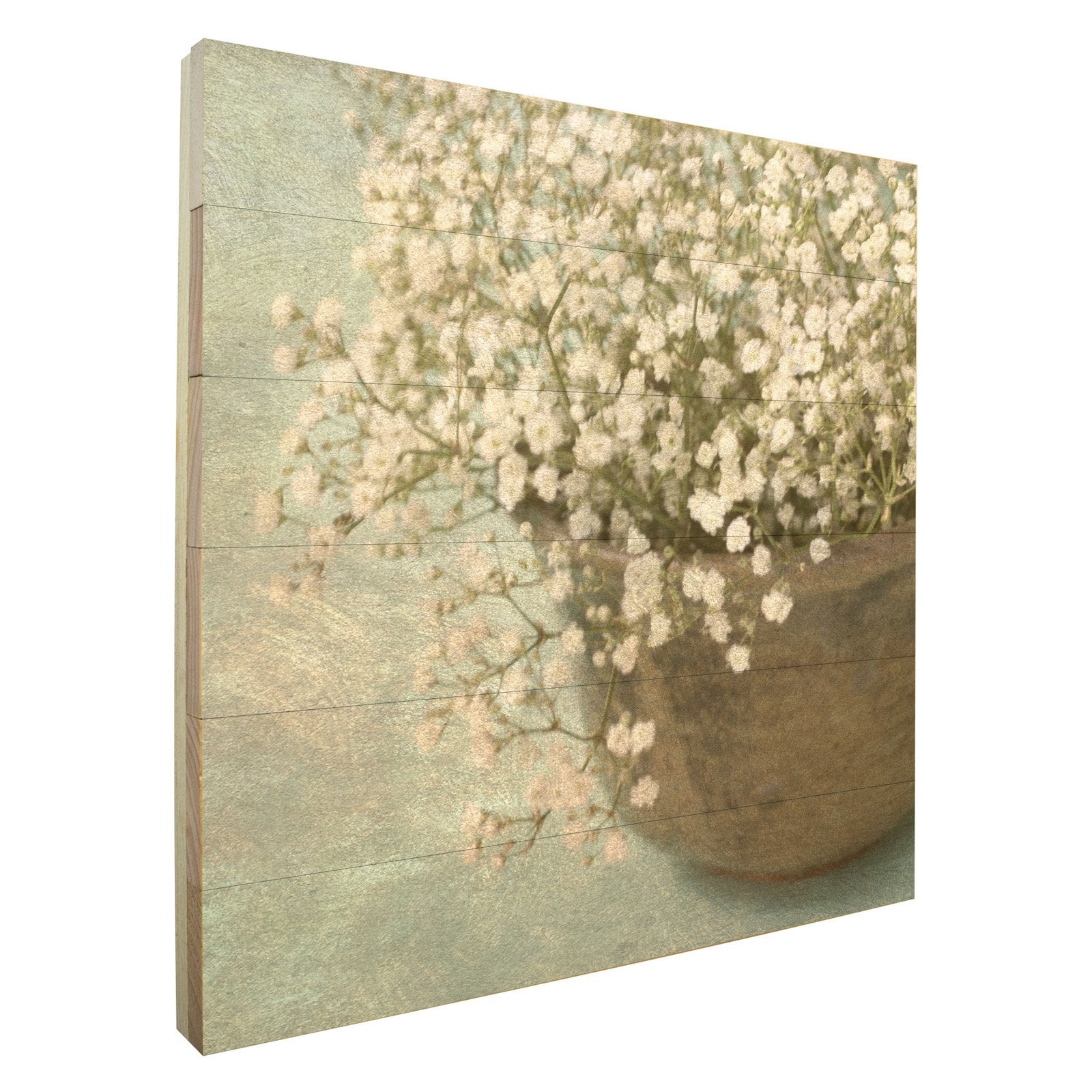Brushstone Irish Pot with Lace