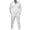 White%GC%, variant on Men's Sweatsuit 2 Piece Sets Casual Men's Jogging Tracksuit Set Patchwork Color Zip Cardigan Hoodie Pants Sweat Suit for Men Cozy Fall Winter Athletic Track Suit Outfits
