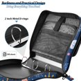 thumbnail image 4 of FORMRS Zipper Binder with Shoulder Strap 2-inch Ring 500 Sheet Capacity File Bag, Blue Jellyfish, 4 of 5