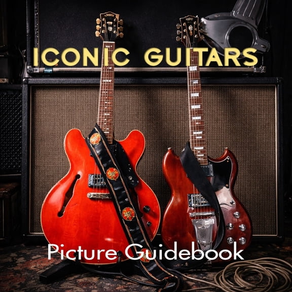 Iconic Guitars Picture Guidebook: Guitars Coffee Table Book, (Paperback)