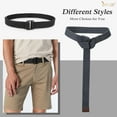 thumbnail image 2 of XIATIAN Men Canvas Belt Web Fabric Casual Belt with Black Double D-ring 1 1/2" Wide Set of 2, 2 of 7