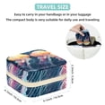 thumbnail image 5 of Jellyfish Travel Portable Square Decorative Box with Necklace Holder and Jewelry Organizer - Ideal for Rings, Earrings, Necklaces, Bracelets - Suitable for Girls and Women, 5 of 6