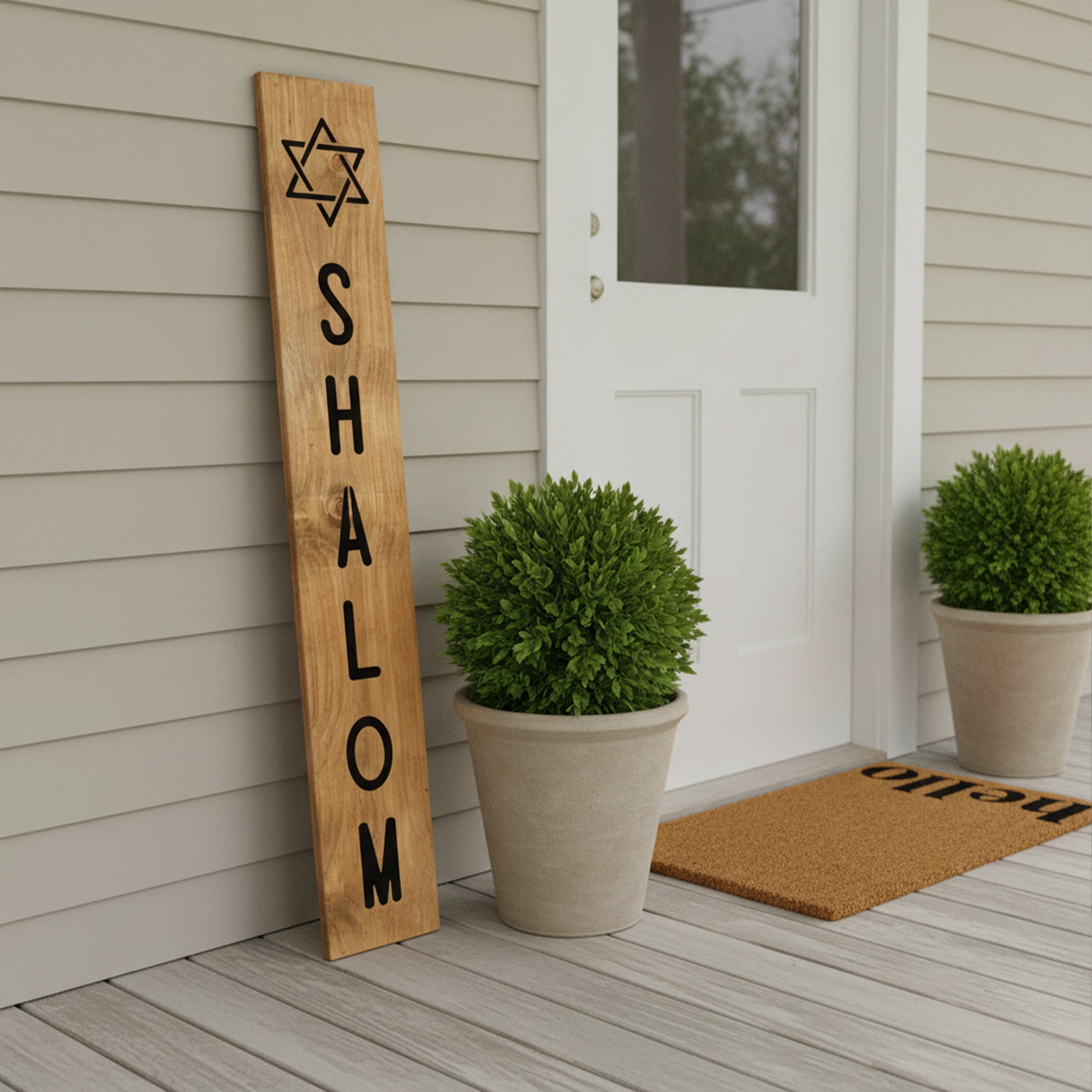 Calloway Mills 119474707 Shalom Blessings Porch Leaner, 47" x 07"