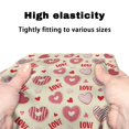 thumbnail image 7 of HELLHERO Happy Valentine's Day Fall Rollator Seat Back Cover Dust Proof Removable Reusable Seat and Backrest Covers & Stretchable Material for Elder, 7 of 7
