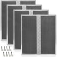 thumbnail image 1 of 4 Pack HPF30 Range Hood Non-Ducted Charcoal Filter Compatible with Broan Range Hood Filter S97020466 Type XC with Clips，14.6" X 12.9", 1 of 6