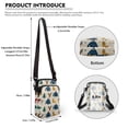 thumbnail image 6 of HELLHERO Winter Sweaters Shoulder Bag Polyester with Shoulder Strap Messenger Bag for Travel Daily Use, 6 of 7