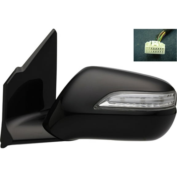 New Aftermarket Driver Side Left Heated Memory Signal Power Door Mirror 76250STXA12ZG fits 2010-2013 Acura MDX