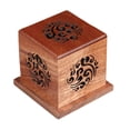 thumbnail image 1 of Caja quemadora de incienso de madera Colección de cajas de incienso con tapa Quemador de incienso para té Tipo B, 1 of 9