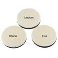 thumbnail image 4 of Unique Bargains Wool Felt Sponge Polishing Pad Hook and Loop Buffing Wheel 2 Pcs 4", 4 of 6