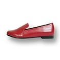 thumbnail image 3 of PEERAGE Charlie Women Wide Width Leather Flat for Everyday Wear RED 7.5, 3 of 6