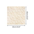 thumbnail image 3 of Women's Rose Vintage Scarf, Retro Square Cotton 50s Neckerchief Scarves for Spring Costume, Travel One Size Khaki, 3 of 6