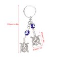 thumbnail image 3 of 3Pcs Evil Eye Keychain,Metal Color Glazed Blue Eye Keychain,Jewelry Craft Decoration for Car Bag Backpack Wallet, 3 of 9
