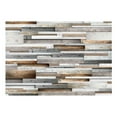 thumbnail image 3 of Tiptophomedecor Background & Patterns Wallpaper Wall Mural - Mixed Horizontal Wooden Planks, 3 of 8
