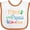 White and Orange, variant on Inktastic Mimi and Papaw Love Me Boys or Girls Baby Bib