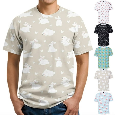 

Easter Unisex Youth Anime Graphic Tee Shirts Casual Tops Regular & Big Man Sizes