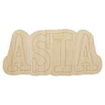 thumbnail image 1 of Asia Fun Text Wood Shape Unfinished Piece Cutout Craft DIY Projects - 6.25 Inch Size - 1/8 Inch Thick, 1 of 7