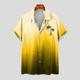 thumbnail image 1 of Hooded et Blouse Georges Chemises à Manches Courtes pour Hommes, Chemise Décontractée pour Homme à Boutons Imprimés Col Rabattu à Manches Courtes Blouse, 1 of 5