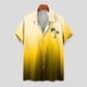 thumbnail image 2 of Mens Manga Corta Botón Abajo Camisas Botones Casuales Imprimir Blusa Turndown, Camisa de Poliéster para la Fiesta, los Negocios Y el Uso Casual Diario, 2 of 5