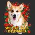 thumbnail image 2 of Men's Lost Gods We're All Doomed Corgi  Graphic T-Shirt, 2 of 5
