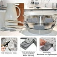 thumbnail image 4 of Pot and Pan Protectors,Set of 15Pcs 3 Different Sizes&6 Colored Coasters,Cookware Protector Set/Pots and Pans Dividers/Pans Separator Anti-Slip to Avoid Scratching or Marring When Stacking(9+6), 4 of 7