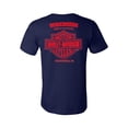 thumbnail image 2 of Harley-Davidson Men's Eagle Badge Crew-Neck Cotton Short Sleeve Tee, Navy (L), Harley Davidson, 2 of 2